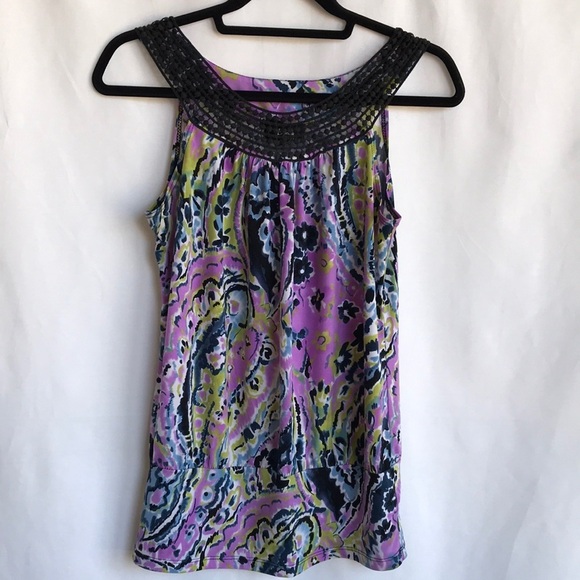 Byer California B-Wear multicolored tank top, M - Picture 1 of 7